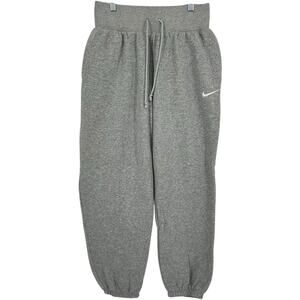 Women's Grey Nike Sportswear Phoenix Fleece High-Waisted Oversized Joggers Sz S